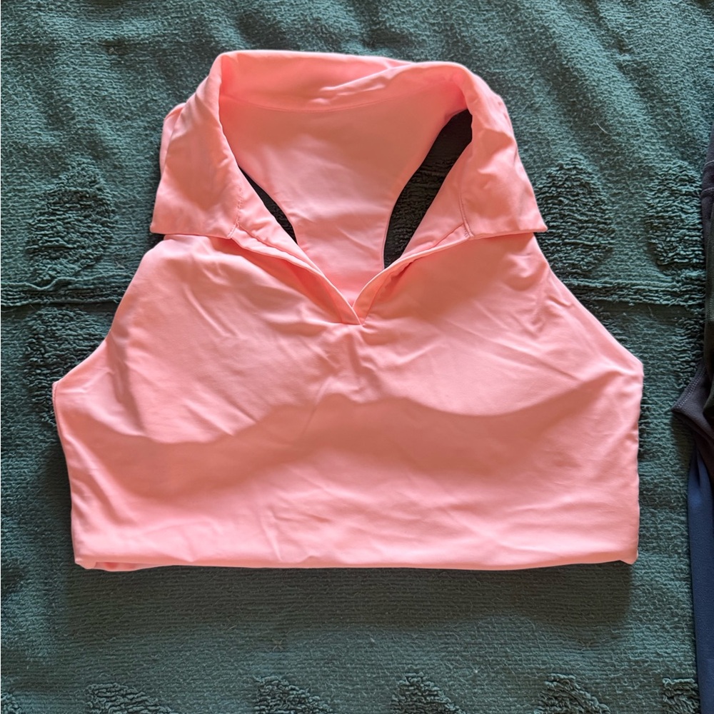 HALARA Coral Sleeveless Crop Top